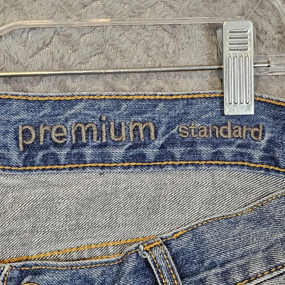 Gap Premium Standard Mens Straight Leg Blue Jeans 31x30 Medium Wash 100% Cotton